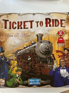 Ticket to Ride Board Game-Days of Wonder. All pieces included/minor wear-used.